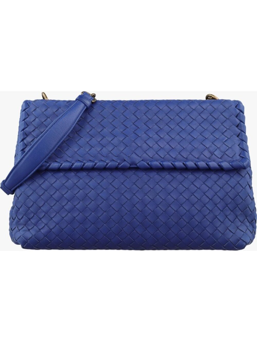 Bottega Veneta Intrecciato Olympia Blue Lambskin